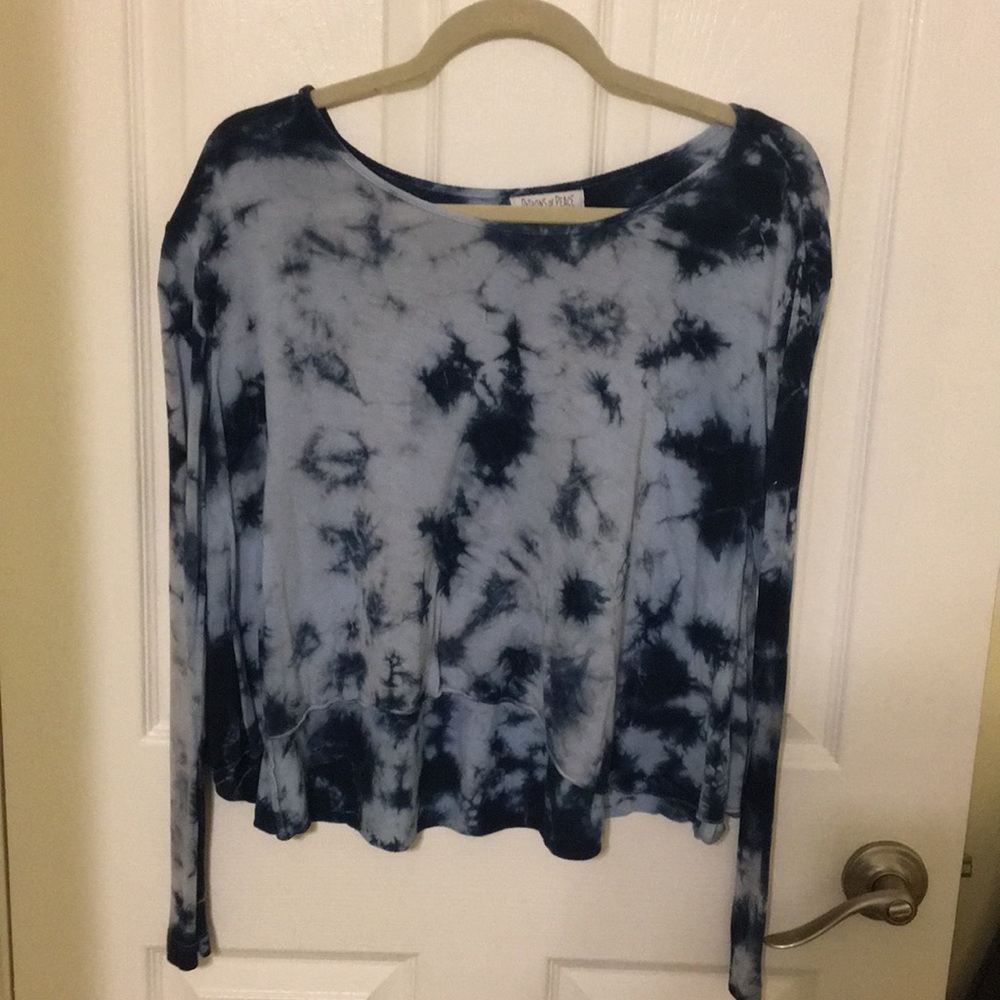 Tie die crop top